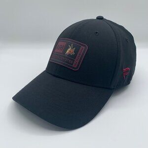 Arizona Coyotes NHL Black Fanatics Stretch Fitted Hat Mens M/L